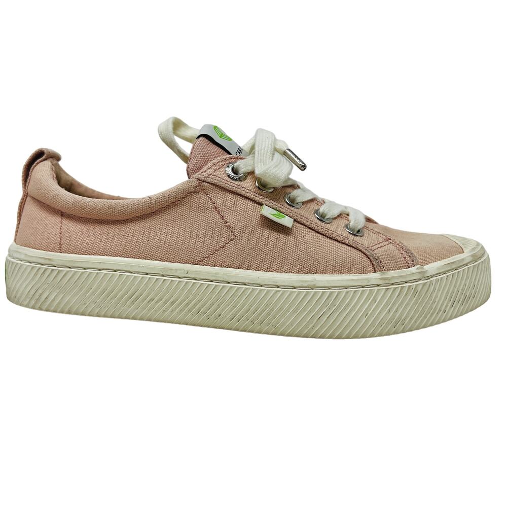 Cariuma Lace Up Sneaker Canvas Casual Pink - 7